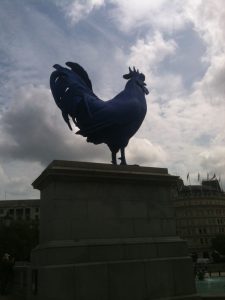 cockerel statue at Trafalgar